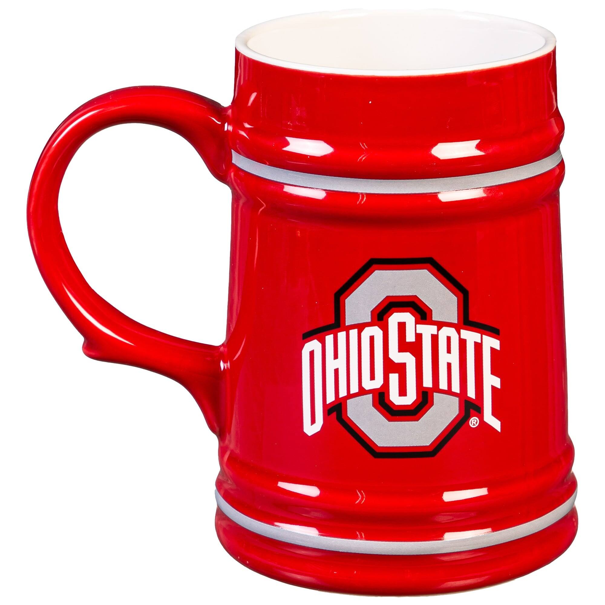 Alt View 1. Evergreen Enterprises - Ohio State Buckeyes 24oz. Ceramic Stein Cup with Gift Box - Multicolor.