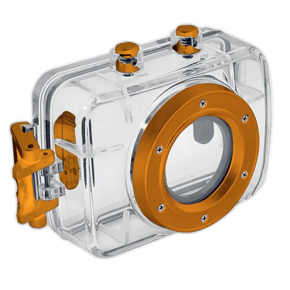 Alt View 6. Pyle - Pyle Mini HD Sports Action Camera - 5MP, 2” Screen, USB, SD Card, Rechargeable Battery, Waterproof, Bike Mount.