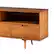 Alt View 33. Walker Edison - 58" Mid-Century Modern 3-Drawer Wood TV Stand for TVs up to 65" - Caramel.