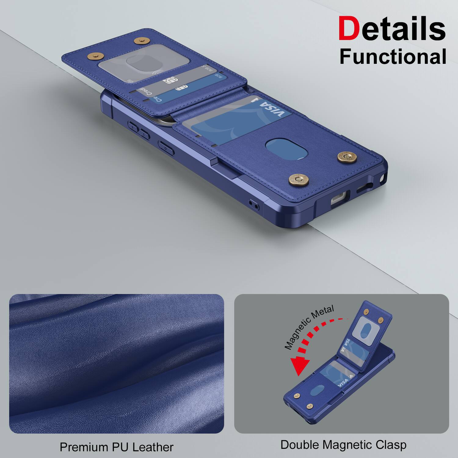 329 PAD Ce 1 VISA Details Functional Metal Magnetic LA 5A VISA Premium PU Leather Double Magnetic Clasp

Details Functional

Premium PU Leather

Double Magnetic Clasp