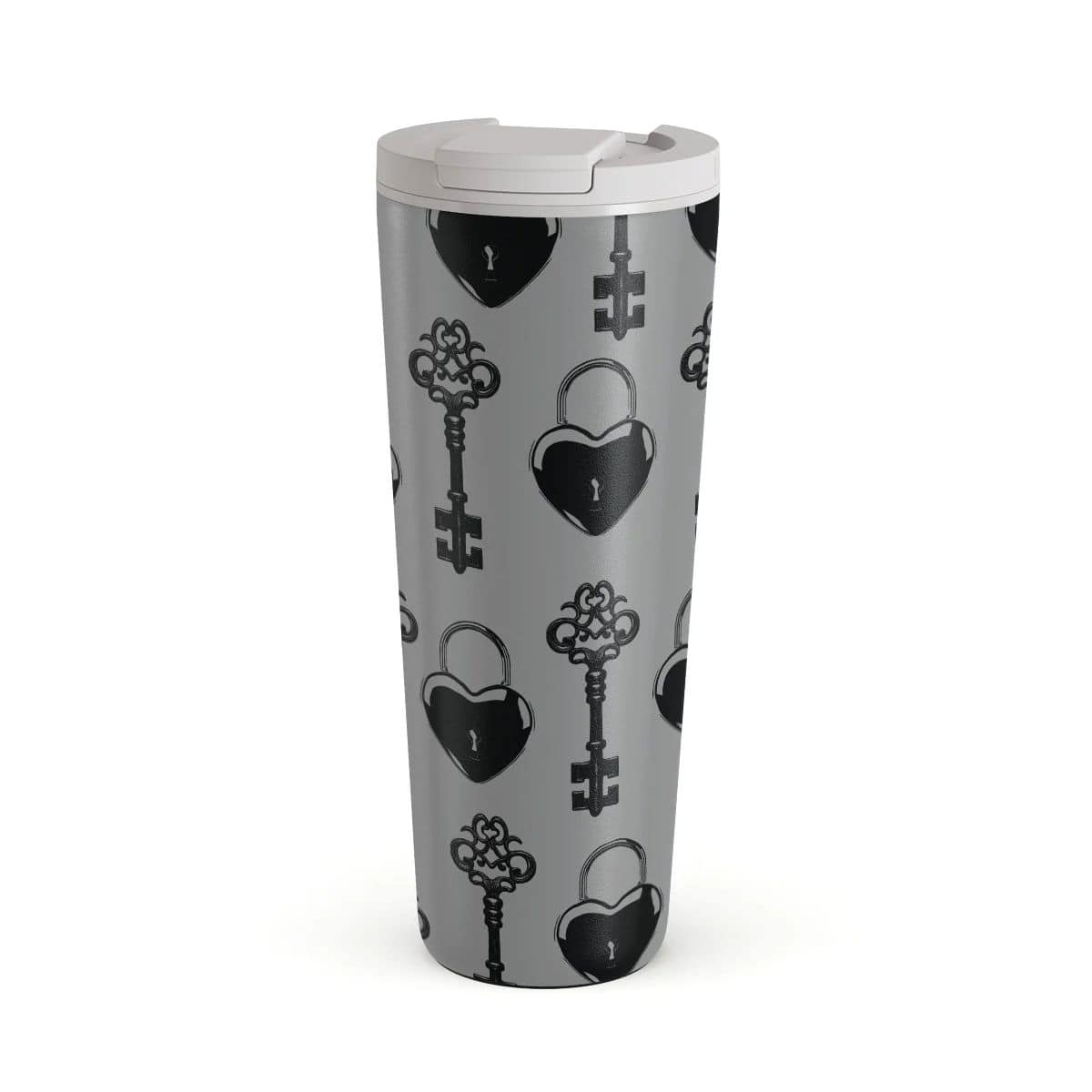 Burga - Keyholder - Travel Mug Flap Lid 700 ml - Gray