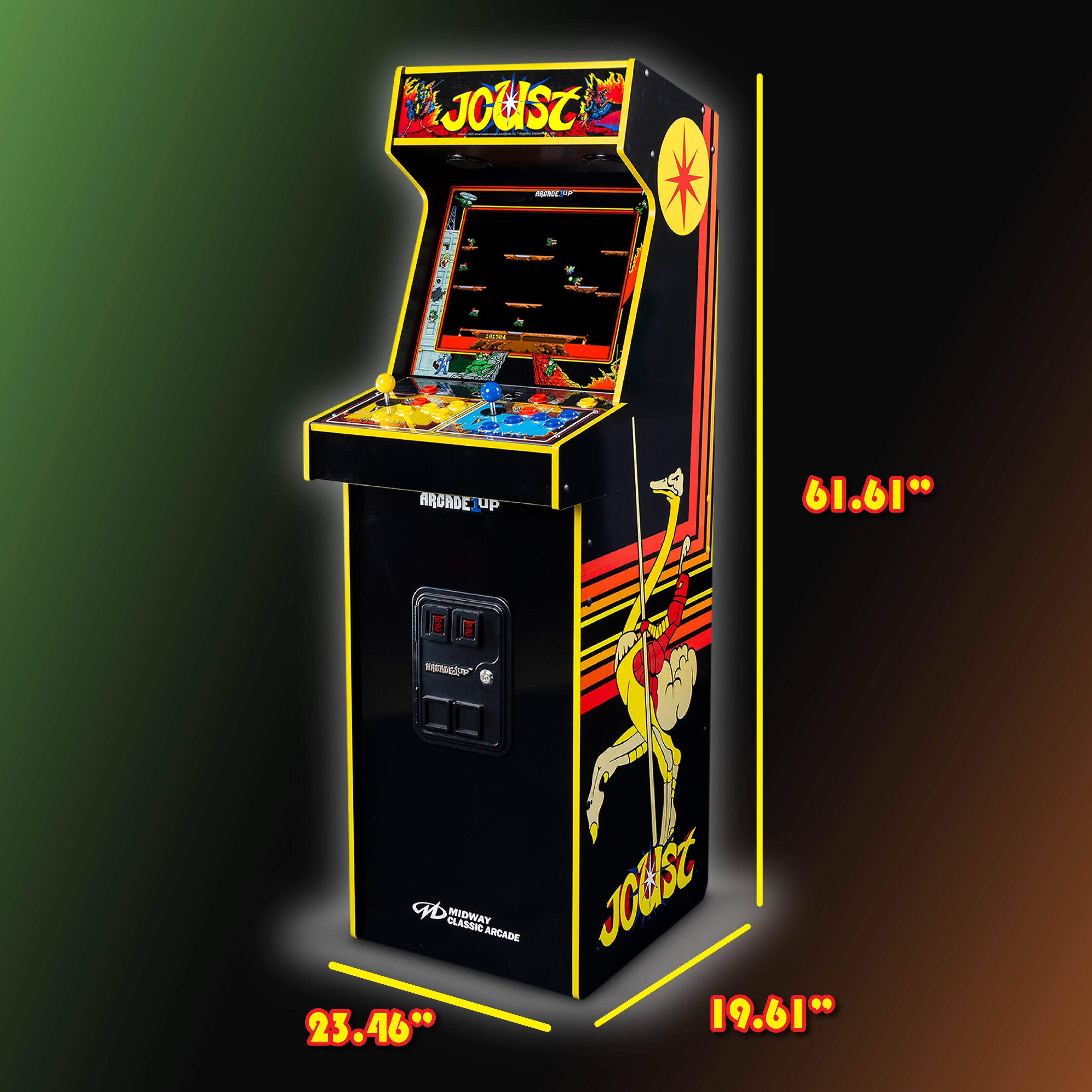 JOUST JC M 1 ARCADE UP 61.61" E E  
CLASSIC MIDWAY ARCADE JOUST 23.46" 19.61"