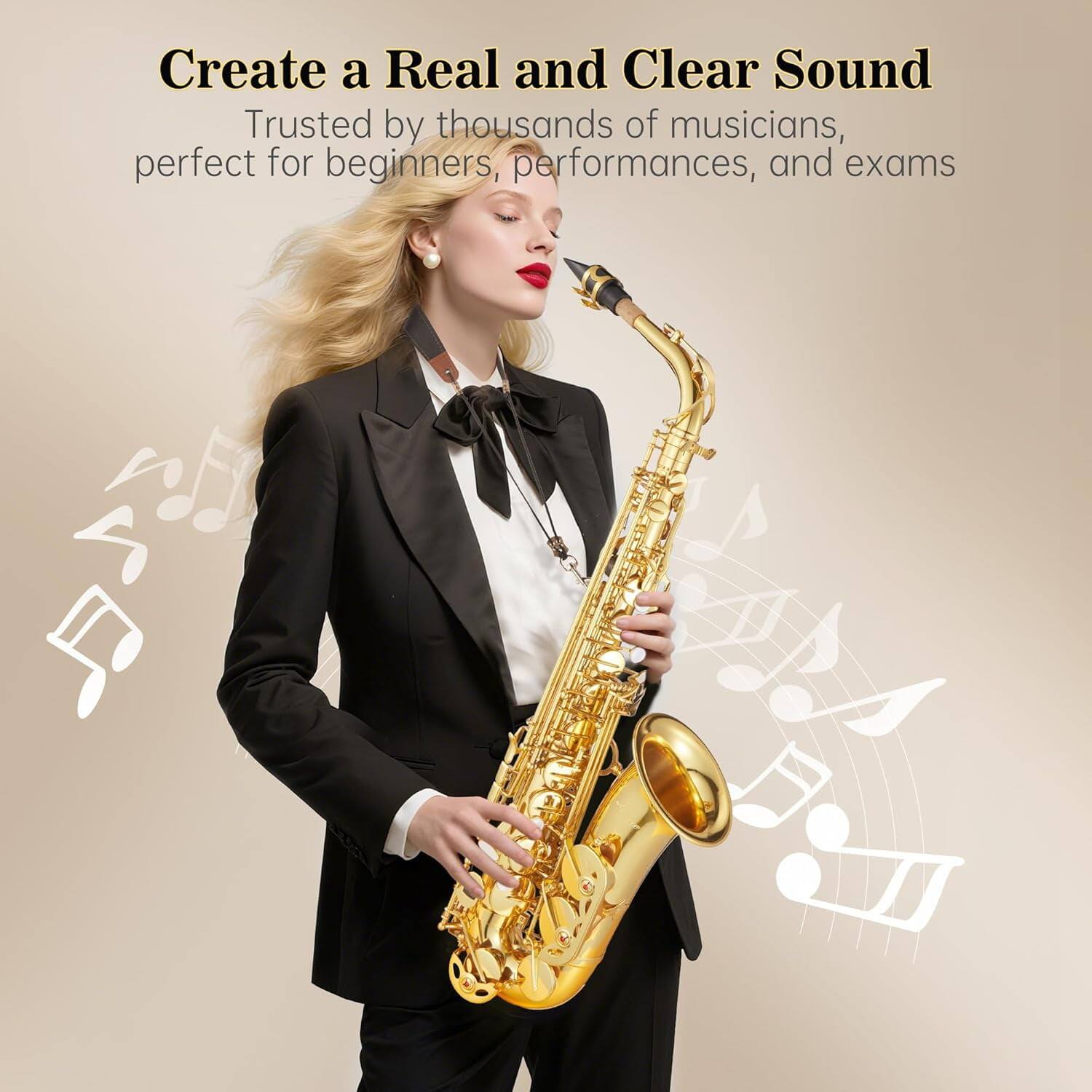Create a Real and Clear Sound  
Trusted by thousands of musicians, perfect for beginners, performances, and exams