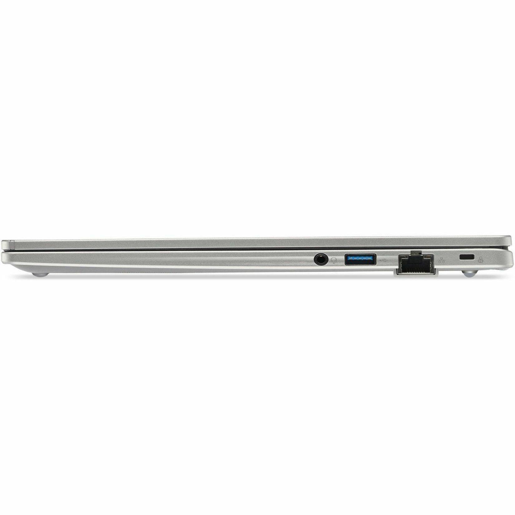 Alt View 2. Acer - Acer TravelMate P4 14 AI TMP414-56 TMP414-56-784R 14" Clamshell Copilot+ PC Notebook - WQXGA+ - 60 Hz - Intel Core Ultra - Iron.