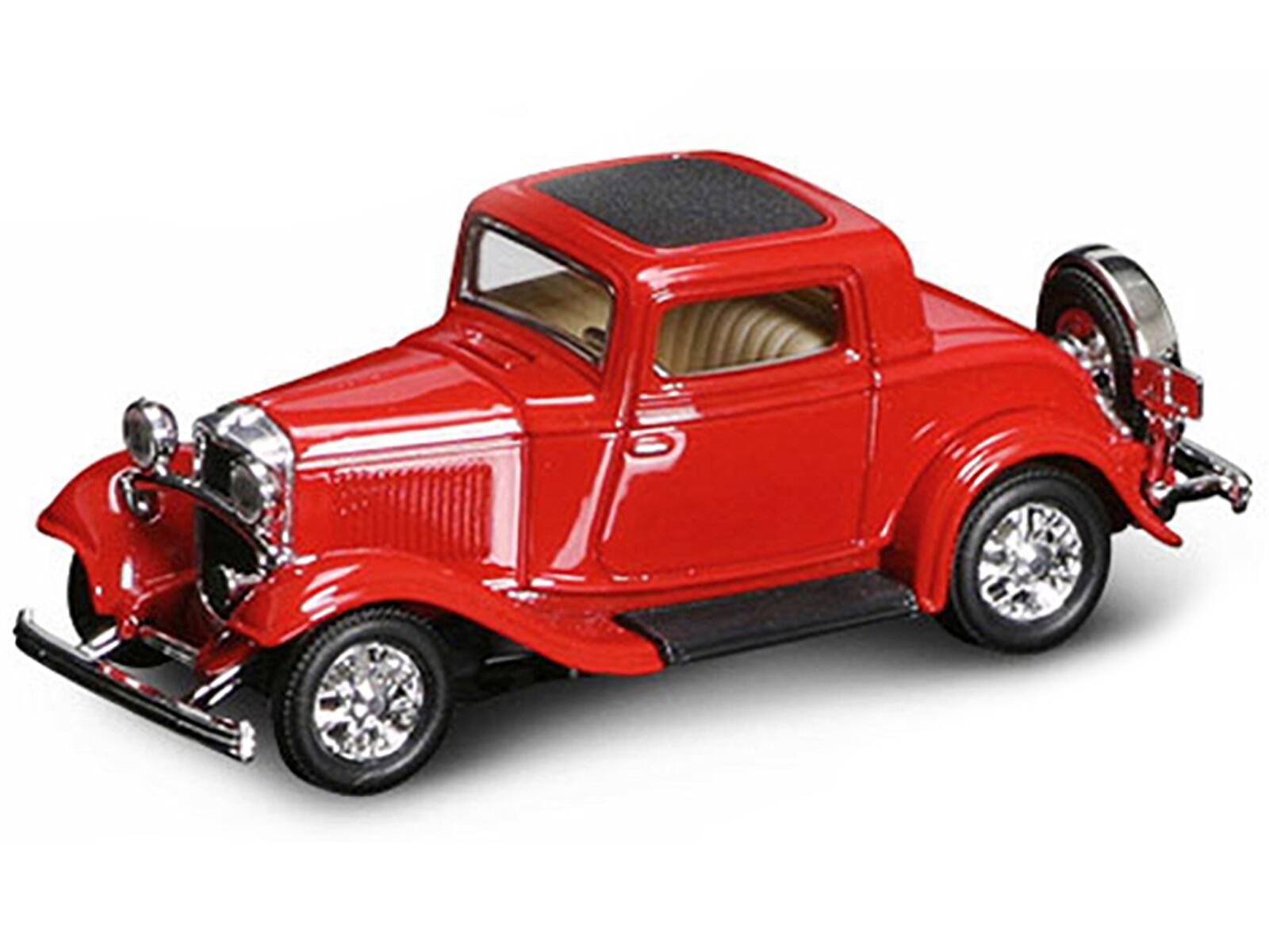 Alt View 1. Road Signature - 1932 Ford 3-Window Coupe Red 1/43 Diecast Model Car by Road Signature.
