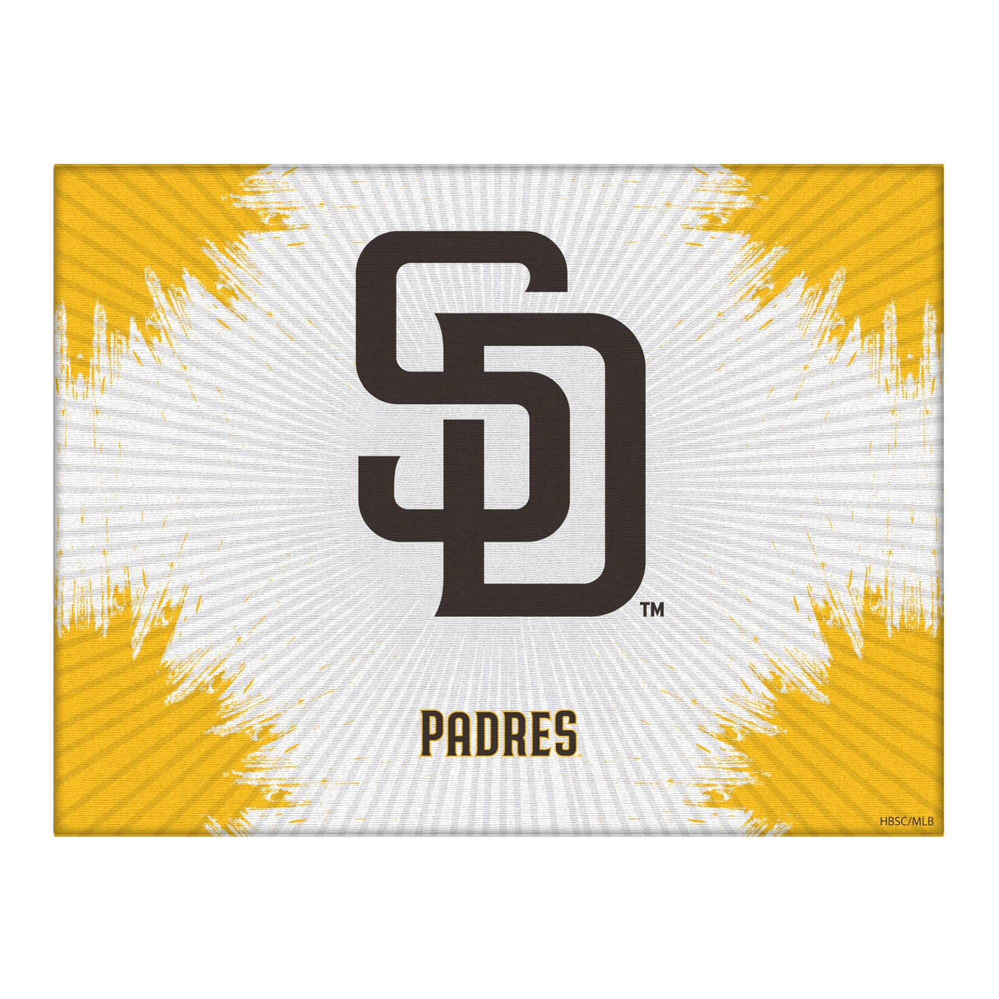 "Holland Bar Stool Co. - San Diego Padres 24"" x 32"" Splash Canvas Wall Art - Multicolor" price history on PriceWatchPro