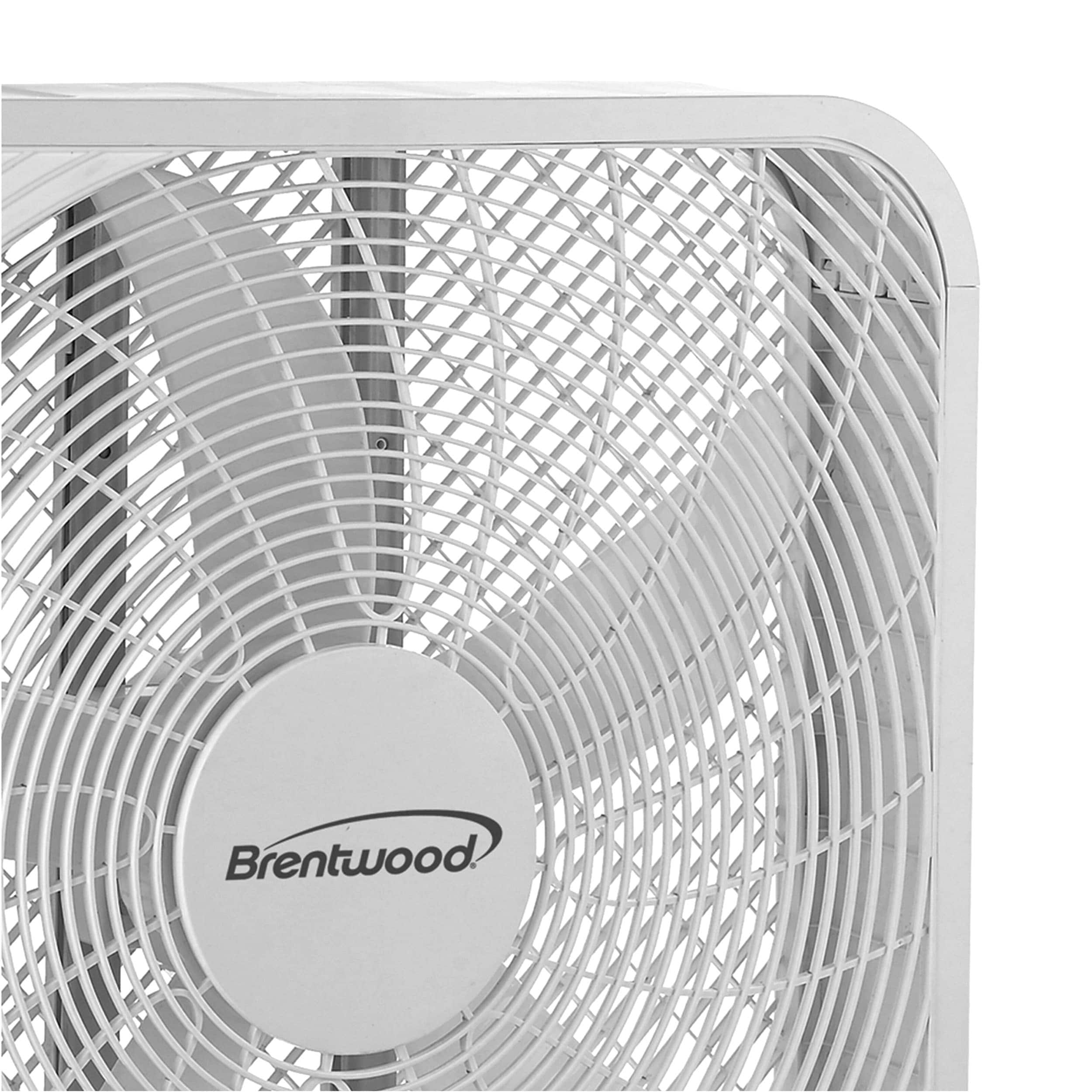 Alt View 4. Kool Zone - Kool Zone 20" Box Fan- White - White.