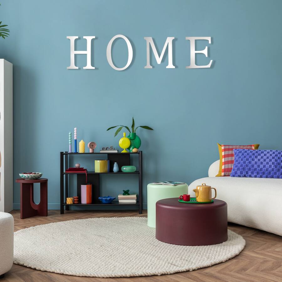 Fragile Sticker Lettering Unique Bargains 3D Alphabet Mirror Wall Sticker, 8