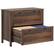 Front. Homcom - File Cabinet, 2 Drawer Filing Cabinet with Adjustable Hanging Bar for Letter.