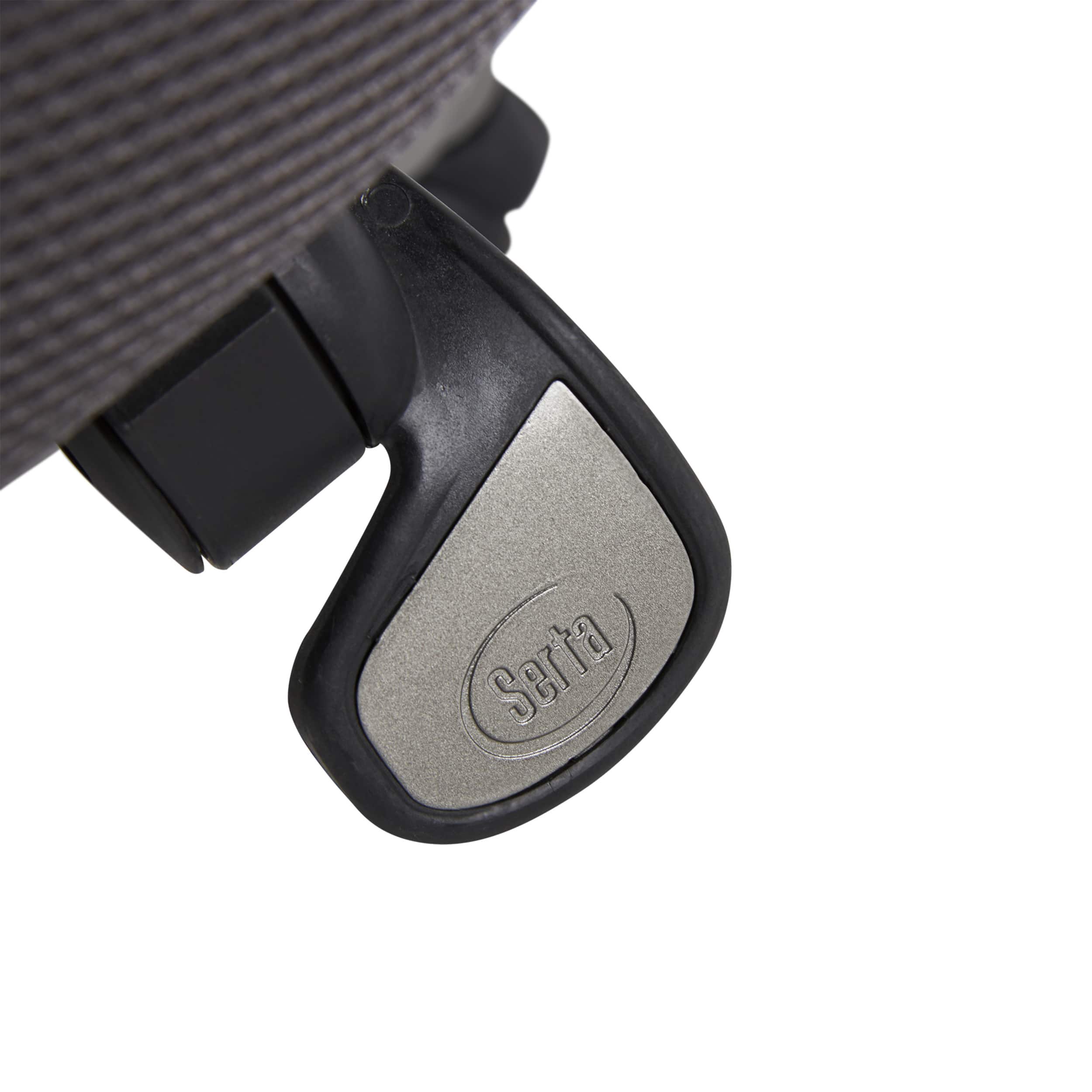 Alt View 16. Serta - Lautner Executive Office Chair with Smart Layers Technology - Black with Gray Mesh.