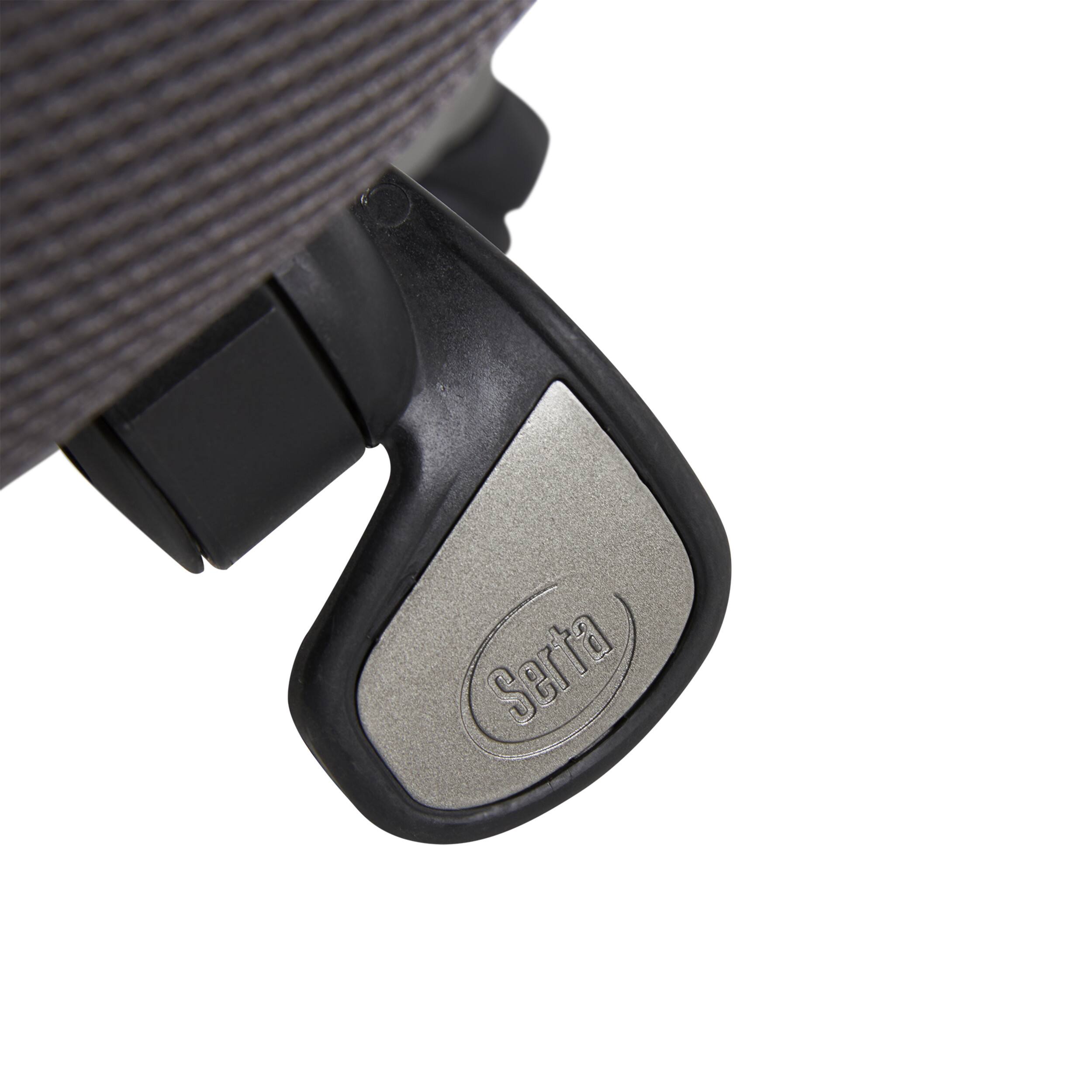 Alt View 16. Serta - Lautner Executive Office Chair - Black with Gray Mesh.