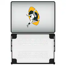 Front. Keyscaper - Green Bay Packers Linen MacBook Case - Pro 16 in - Multicolor.