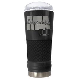 Great American Products - Miami Hurricanes 24oz. Draft Onyx Tumbler - Multicolor