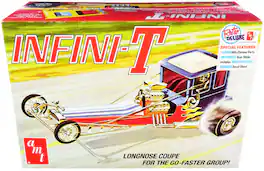 Skill 2 Model Kit Infini-T Custom Dragster 1/25 Scale Model by AMT