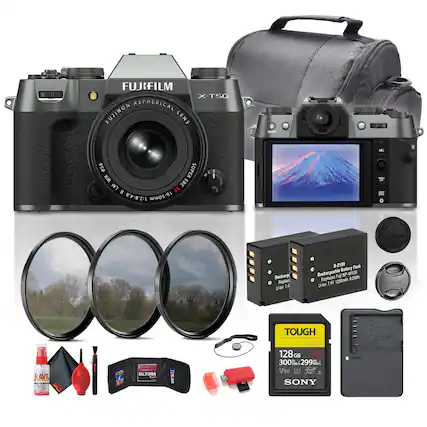 FUJIFILM X-T5O ASPHERICAL FUJINON LENS CEVE AFL + 058 SUPER 2 MC WR EBC LM XF 1:2.8-4.8 16-50mm - LICIRM Recharge Replac UHen T4 8-2109 Pack Battery Rechargeable Fu NP-W126 . Replaces 1250mAh 9.25mh DHon 7.4V RUM TOUGH FAVE, -.. ..... . ULTIMA 2300 V-GU2WT 128GB GB 300 M 2995 M V90 3 SONY JA
FUJIFILM X-T50
FUJINON ASPHERICAL LENS
XF 16-50mm f/2.8-4.8
Rechargeable Battery Pack NP-W126
Rechargeable Battery Pack NP-W126
128GB TOUGH SD Card
Rechargeable Battery Pack NP-W126
Rechargeable Battery Pack NP-W126
Rechargeable Battery Pack NP-W126