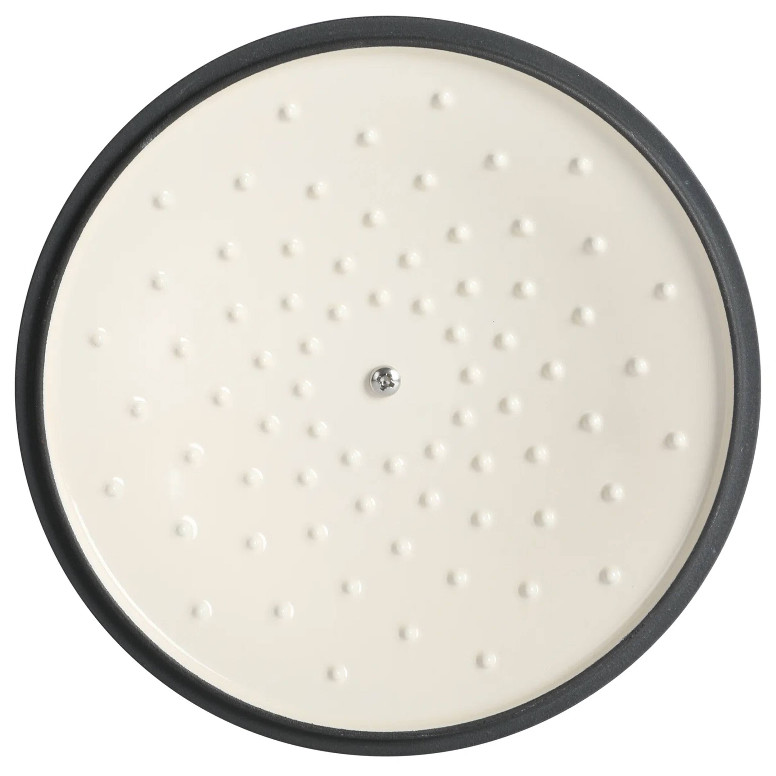 Alt View 3. Gibson - Martha Stewart 3.5 Quart Enameled Cast Iron Braiser in Blue with Self Basting Lid - Blue.