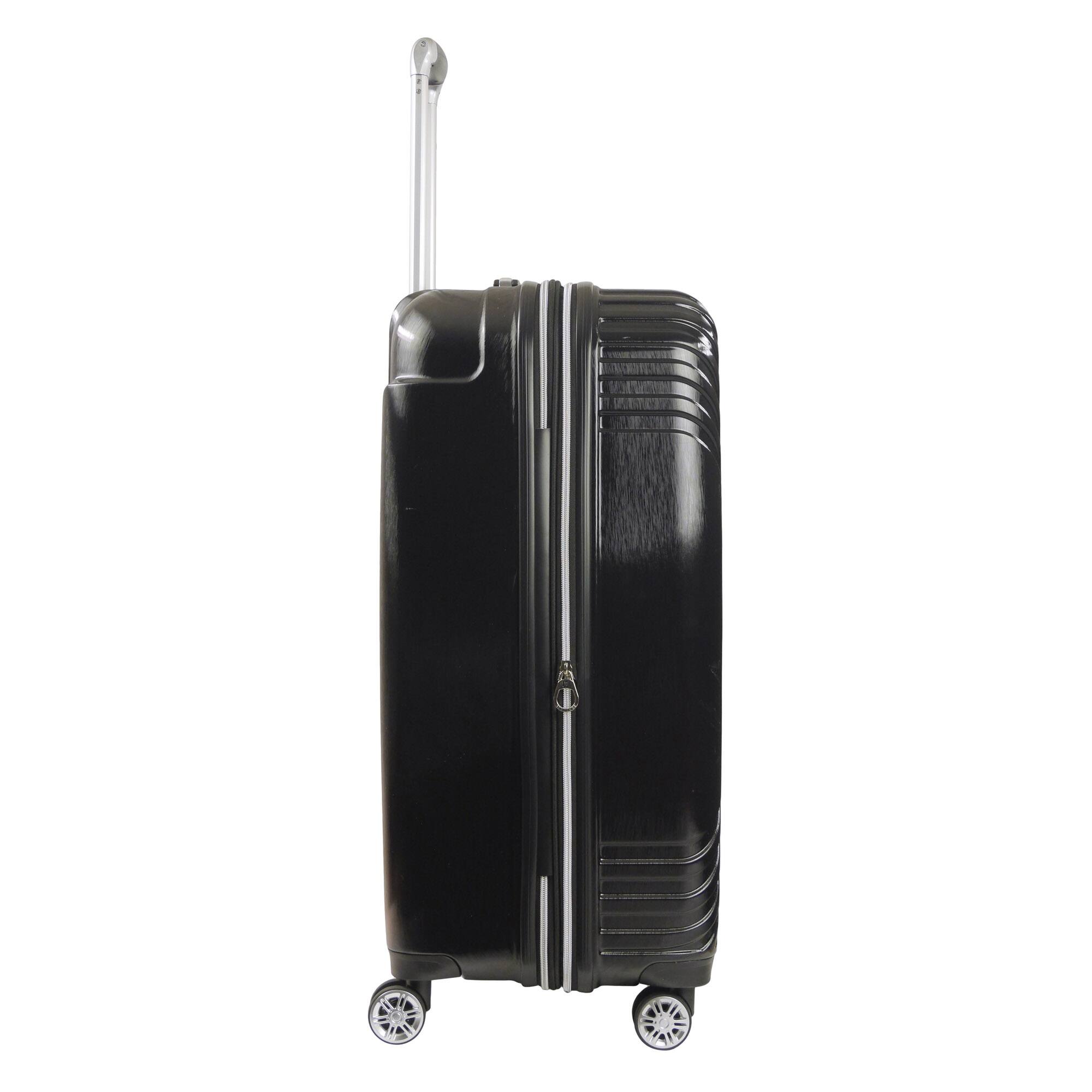 Left. Ful - Dc Comics Batman 3D Molded Hardside Abs 29 inch Luggage - BLACK.