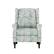 Front. ProLounger - Tolkin Traditional Wingback Push Back Recliner Chair - Sky Blue.