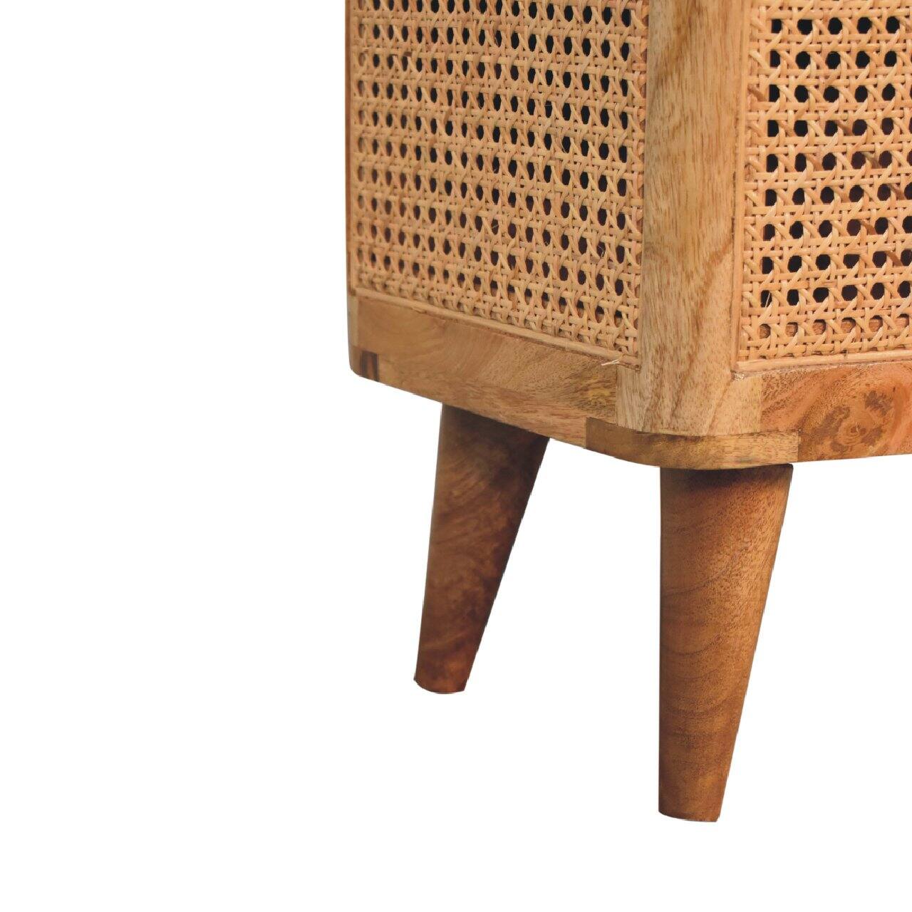 Alt View 6. Artisan Furniture - Artisan Furniture Solid Wood Larissa Lid-up Storage Stool - Beige.