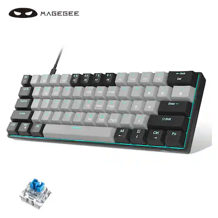 MAGEGEE Es - F1 F2 F3 F4 F5 F6 F7 F8 F9 F10 F11 F12 Back Del Tab Esc 1 2 3 4 5 6 7 8 9 0 - = Print Screen Scroll Lock Pause Home PgUp Insert Page Down End Delete End Ctrl Win Alt Fn