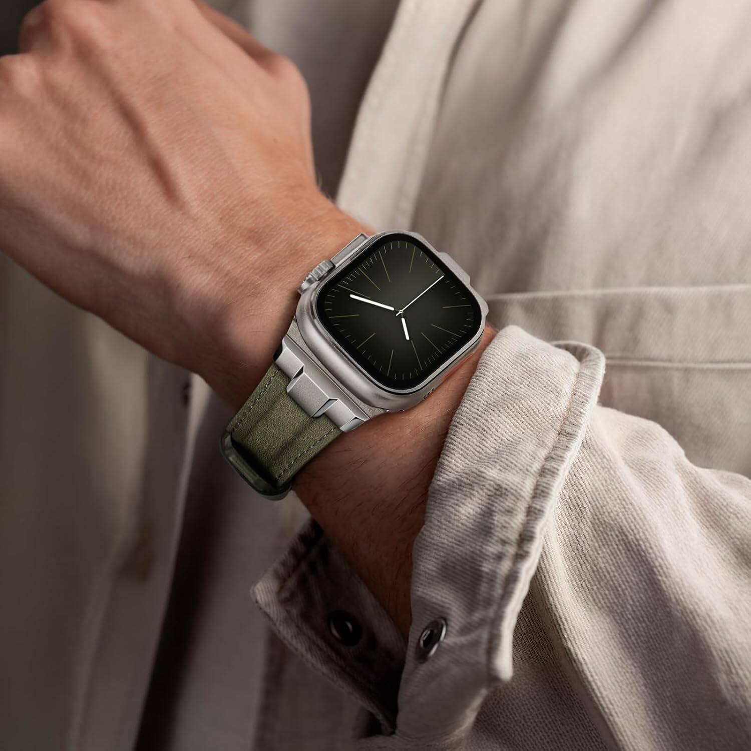 Titanium/Khaki Green