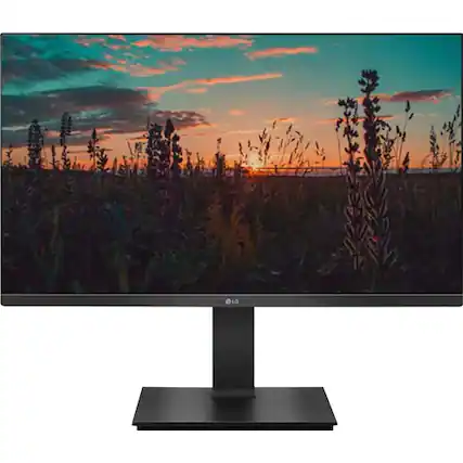 Front. LG - 24" Full HD IPS Monitor 24BP450Y-I - Black.