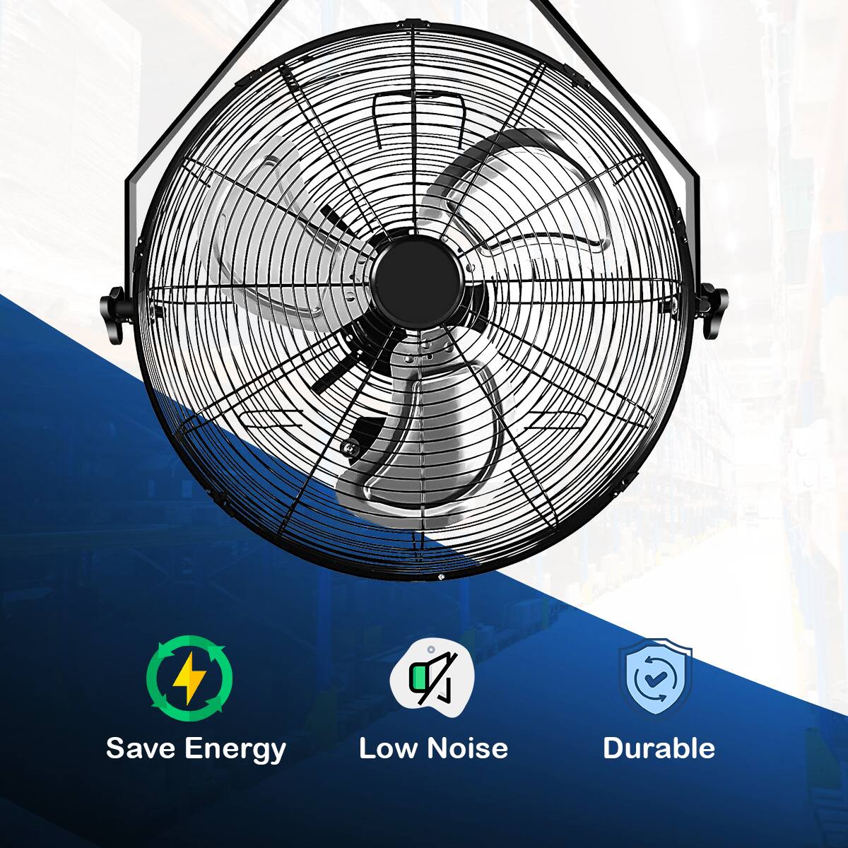 Save Energy  
Low Noise  
Durable