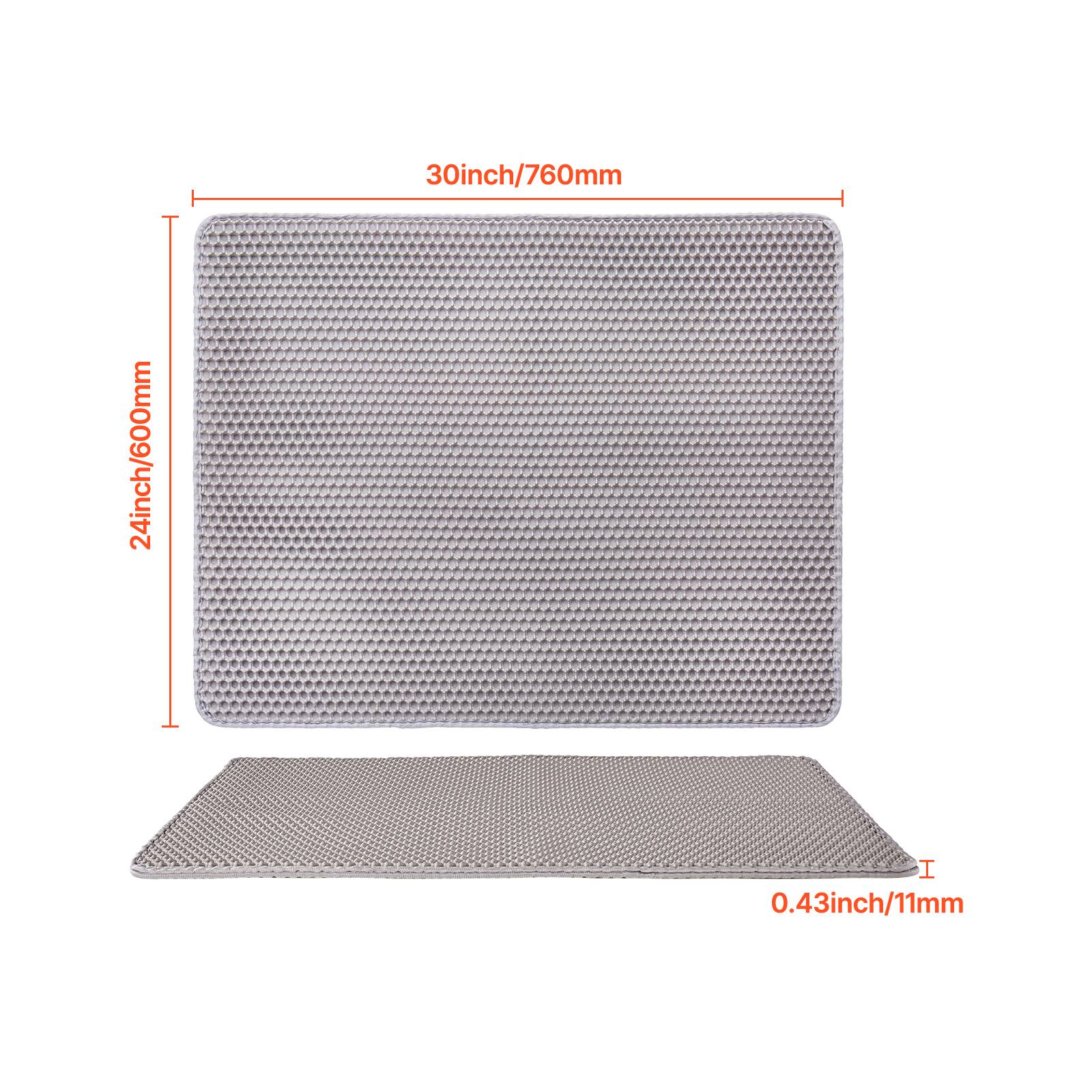 The corrected text is:

30 inch/760 mm  
24 inch/600 mm  
0.43 inch/11 mm