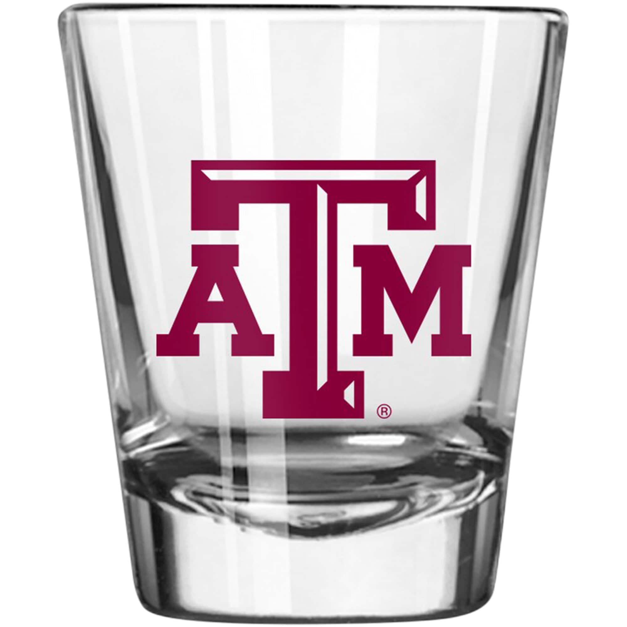 Front. Logo Brands - Texas A&M Aggies 2oz. Game Day Shot Glass - Multicolor.