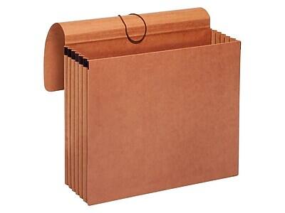Alt View 1. Pendaflex -  Moisture Resistant Reinforced Expanding Wallet with Flap & Cord Closure, Letter Size, Brown, 10/Box  - Brown.