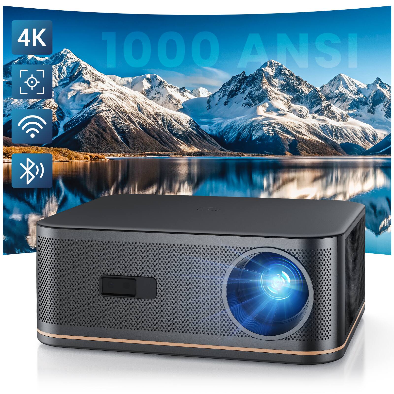 4K
1000 ANSI
- Wi-Fi
- Bluetooth