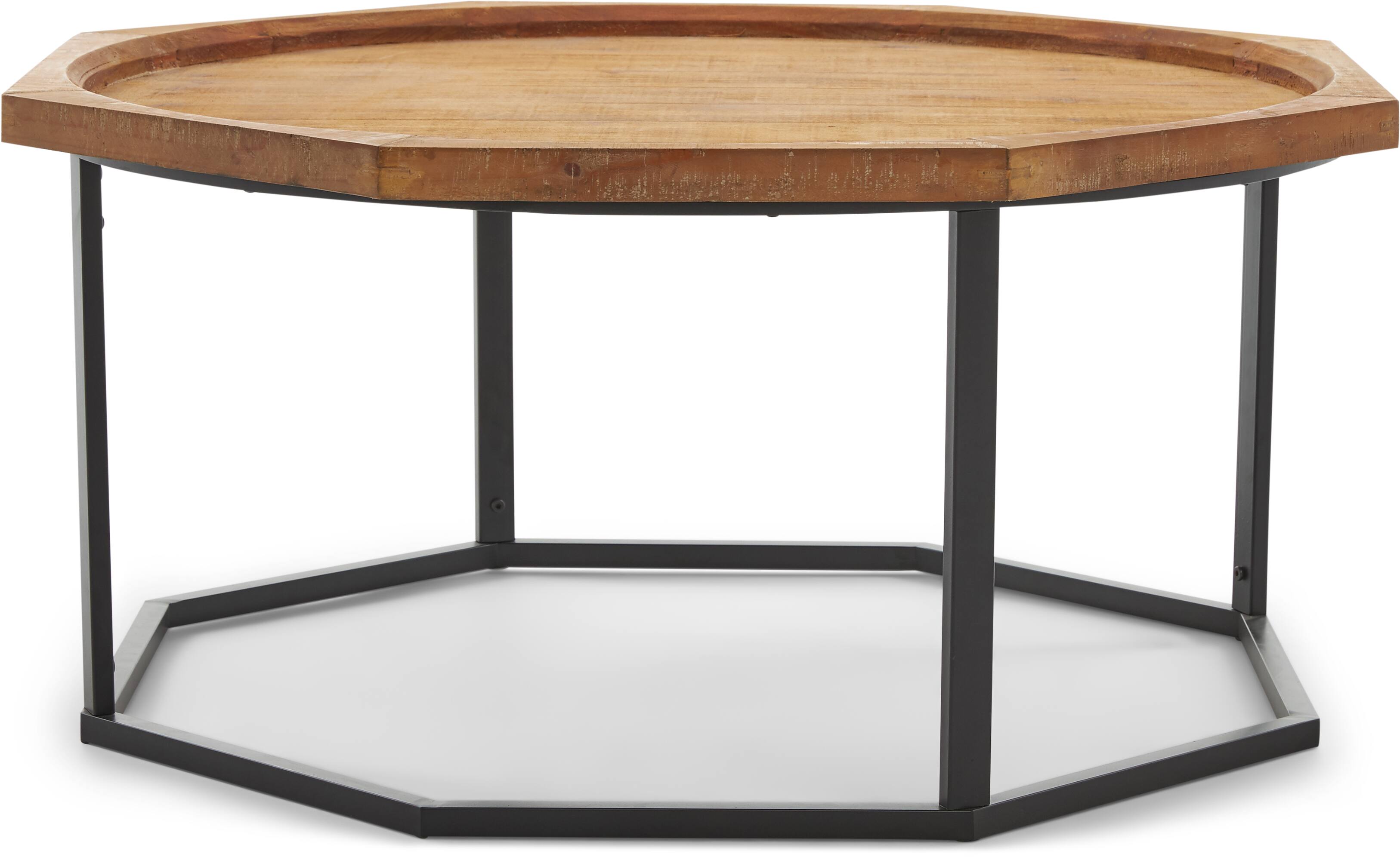 Left. Finch - Finch Grayson Coffee Table, Natural - Black & Natural.