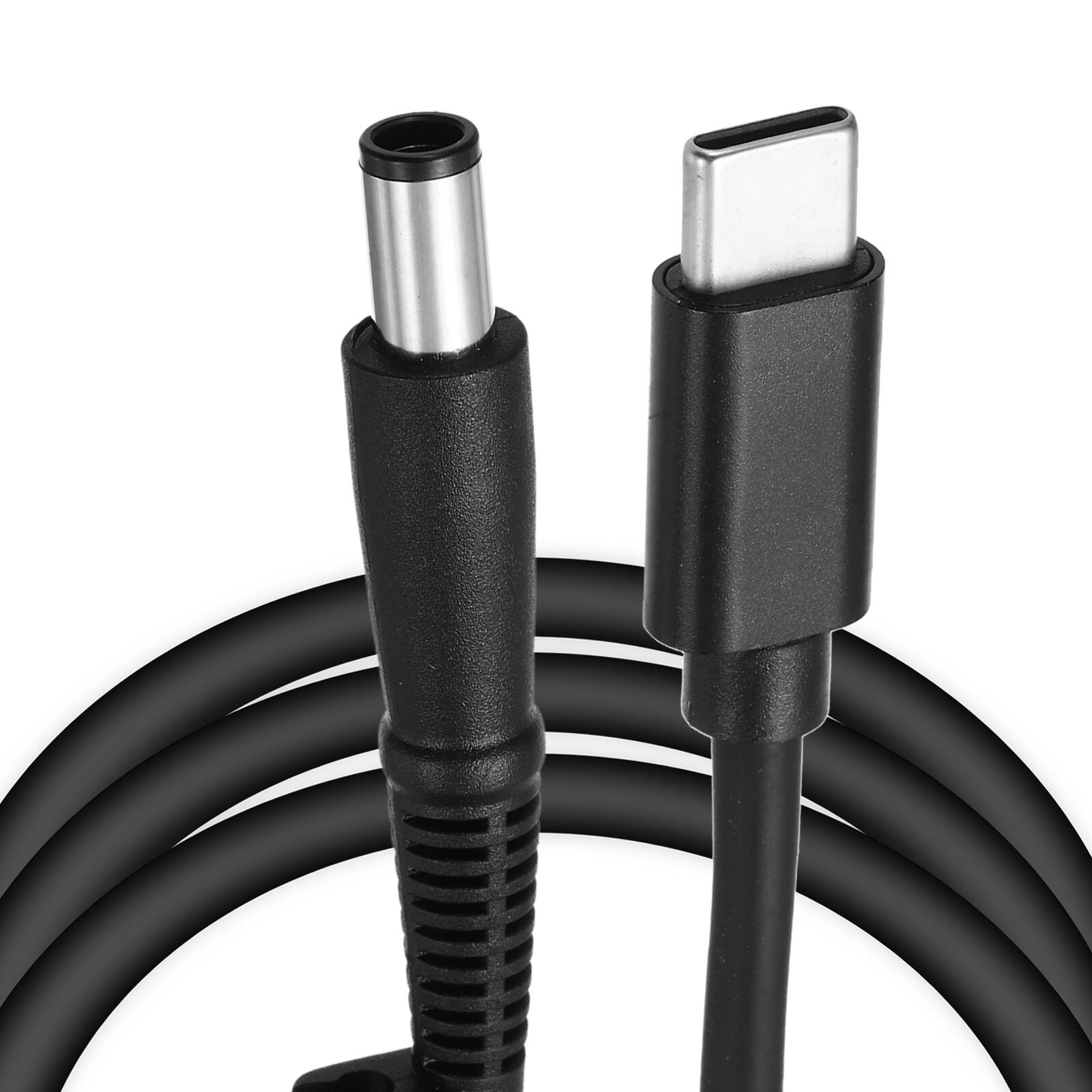 Front. Unique Bargains - 4.9FT USB C to DC 7.4x5mm PD Charging Cable, 20V/3.25A 65W, for Router, Camera, TV Box, Desk Lamp - Black.