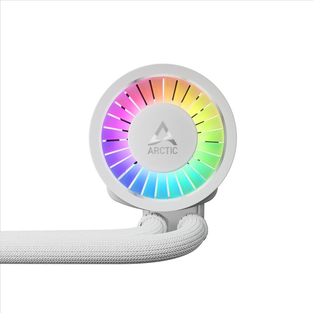 Alt View 1. Arctic - Liquid Freezer III Pro 360 A-RGB (White) Multi Compatible All-in-One CPU Water Cooler with A-RGB - White.