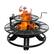 Alt View 11. Bestier - 47" Wood Burning Fire Pit Outdoor Backyard Patio Fire Pit with Cooking Grill Grate - Wilderness Style - Black.