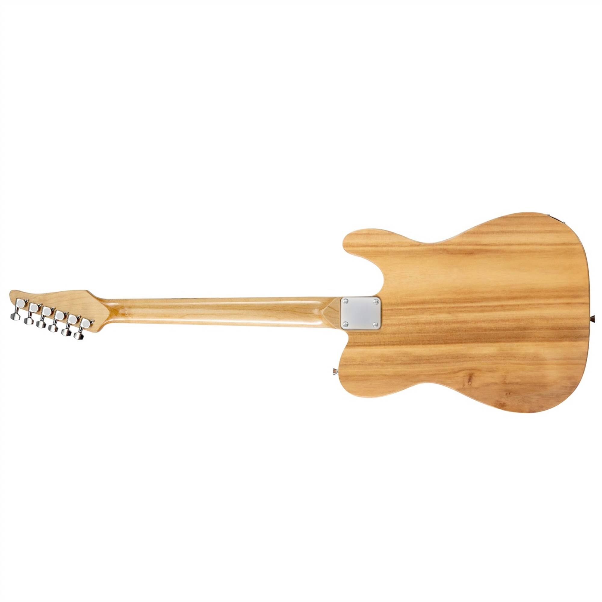 Alt View 1. Lyxpro - 39” Electric Guitar TL Series, Solid Body Guitar W/3-Way Switch & Tone Controls - Natural.