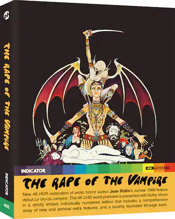 Front. The Rape of the Vampire - 4K Blu-Ray.