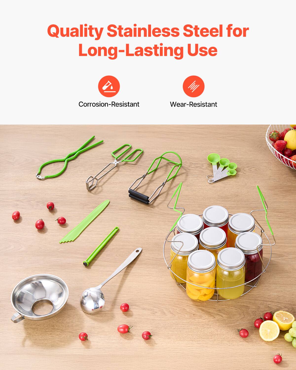 Quality Stainless Steel for Long-Lasting Use

Corrosion-Resistant

Wear-Resistant