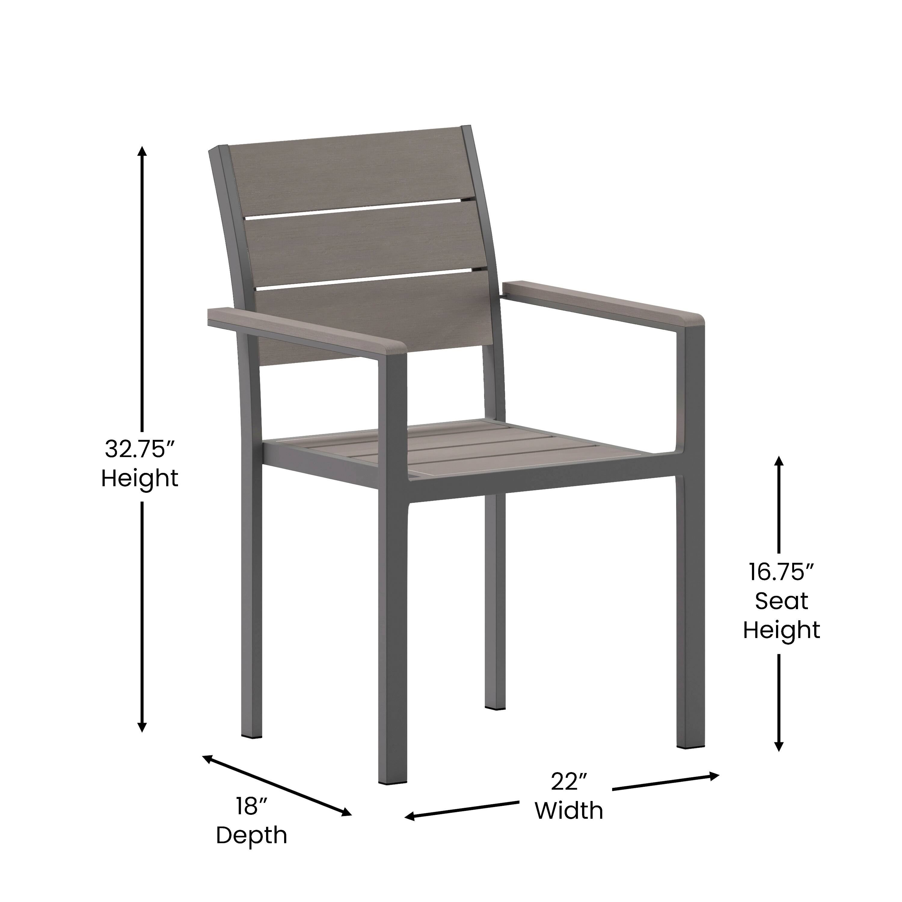 32.75" Height  
16.75" Seat Height  
18" Depth  
22" Width