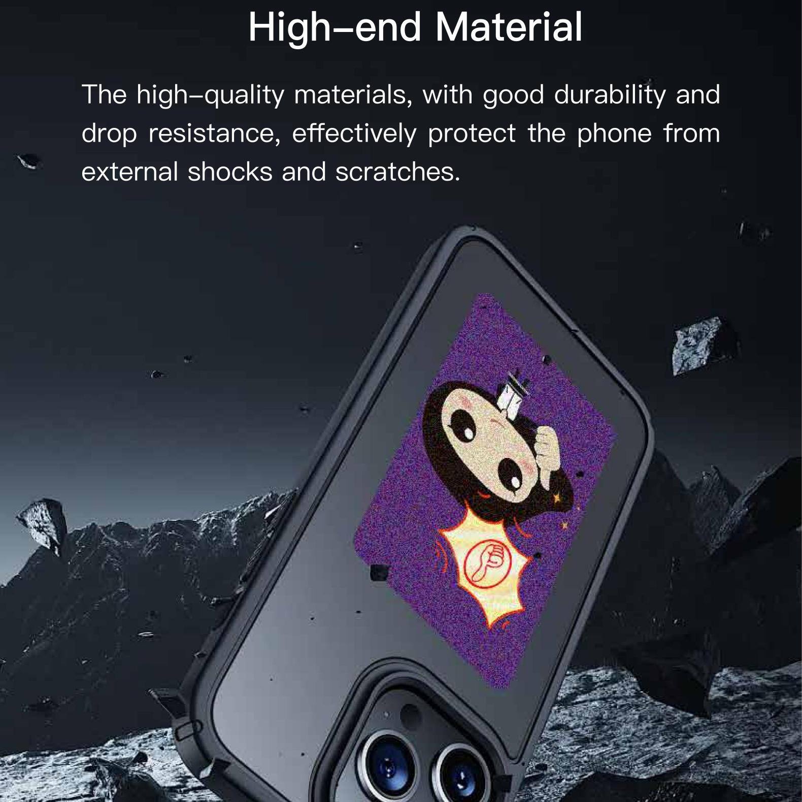 High-end Material

The high-quality materials, with good durability and drop resistance, effectively protect the phone from external shocks and scratches.