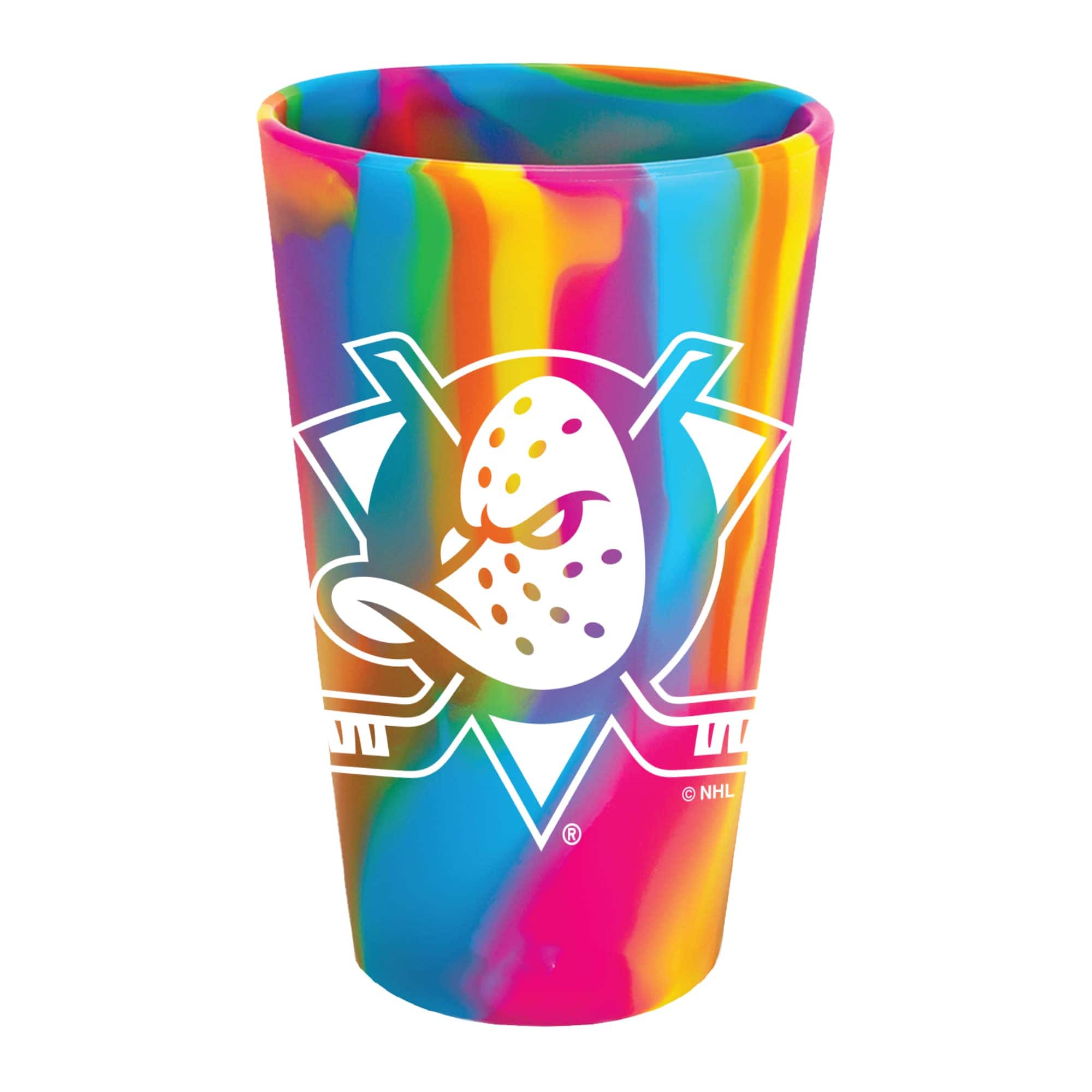 WinCraft - Anaheim Ducks 16oz. Logo Silicone Pint Glass - Multicolor