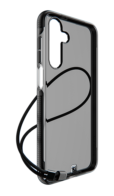 Front. BodyGuardz - BodyGuardz Ace Pro Smokey Black Case - Samsung Galaxy A16 5G - Smokey Black.