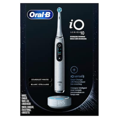 Oral B iO Series 10 Rechargeable Electric Toothbrush White iO10 Oral B iO Series 10 Rechargeable Electric Toothbrush White iO10