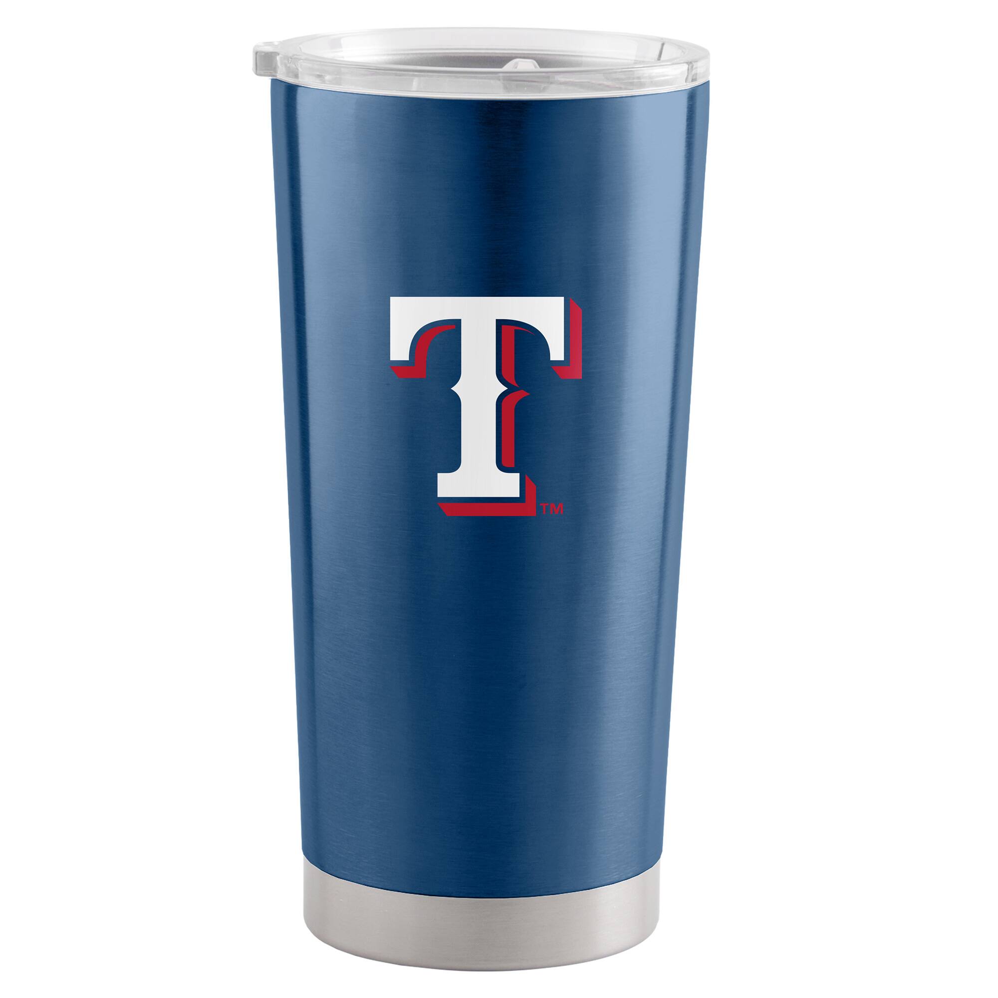 Logo Brands - Texas Rangers 20oz. Stainless Steel Game Day Tumbler - Multicolor