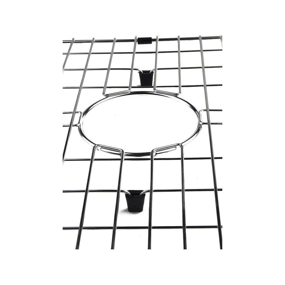 Left. Alfi - Solid Stainless Steel Kitchen Sink Grid - Stainless.