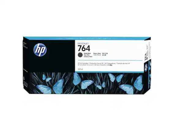 & hp DESIGNJET 764 Matte Block Negro Mate Noir Mat Schwarz Matt HP Ink Cartridge / Cortouche d'encre HP / HP Tintenpatrone / Cartucho de tinta HP HP /HP HP / HP 300 ml F 764 6