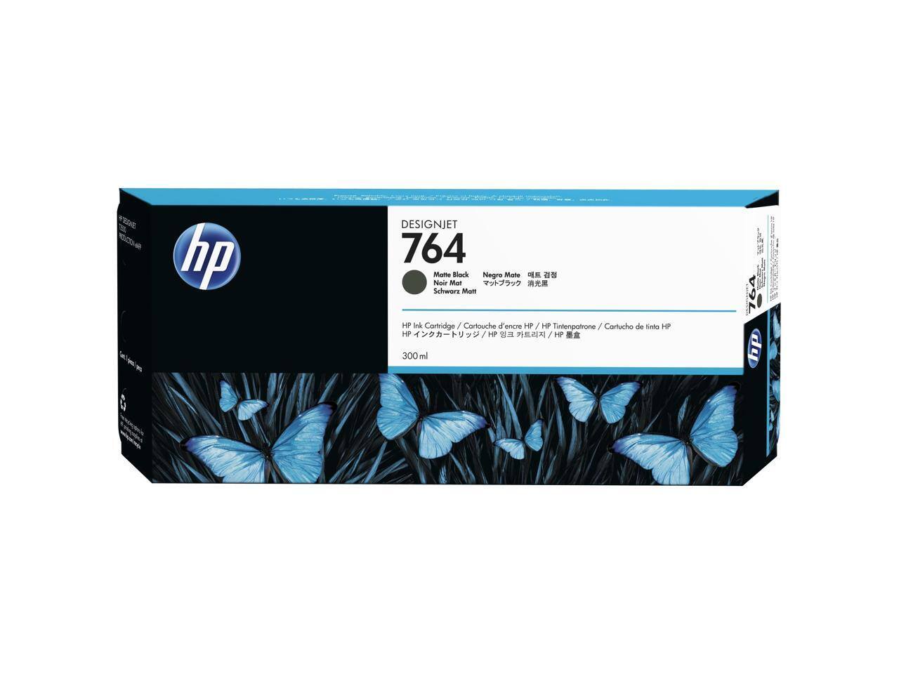 & hp DESIGNJET 764 Matte Block Negro Mate   Noir Mat   Schwarz Matt HP Ink Cartridge / Cortouche d'encre HP / HP Tintenpatrone / Cartucho de tinta HP HP  /HP HP   / HP  300 ml F 764 6