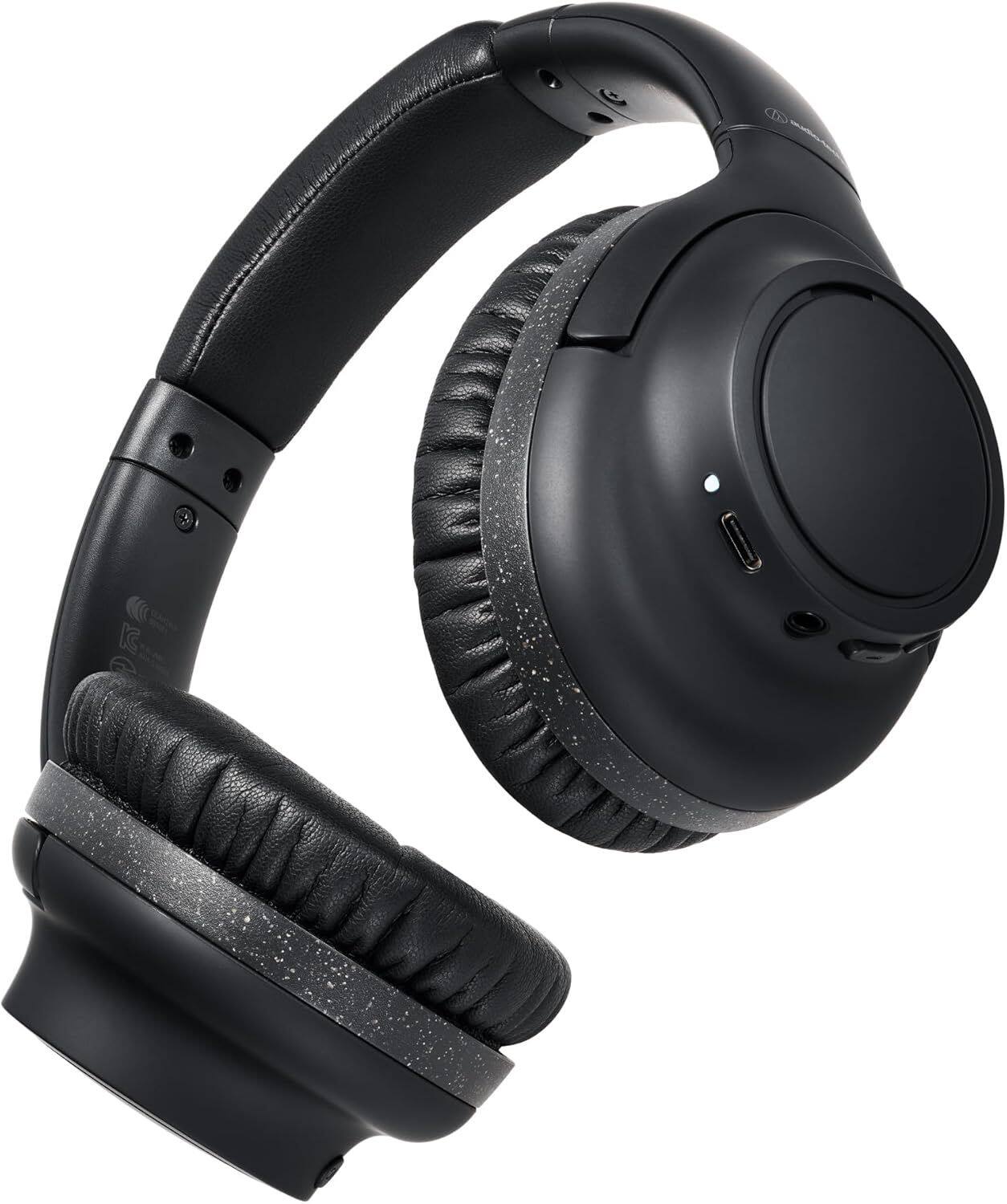 Angle. Audio-Technica - Audio-Technica ATH-S300BT Bluetooth Over-Ear Headphones - Black.