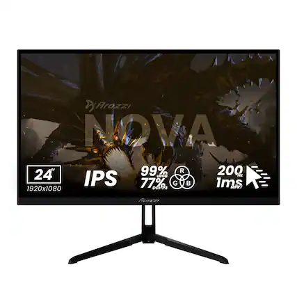 Arozzi NOVA 24" 99% sRGB 77% DCI-P3 IPS 1920x1080 200 Hz 1ms MPRT