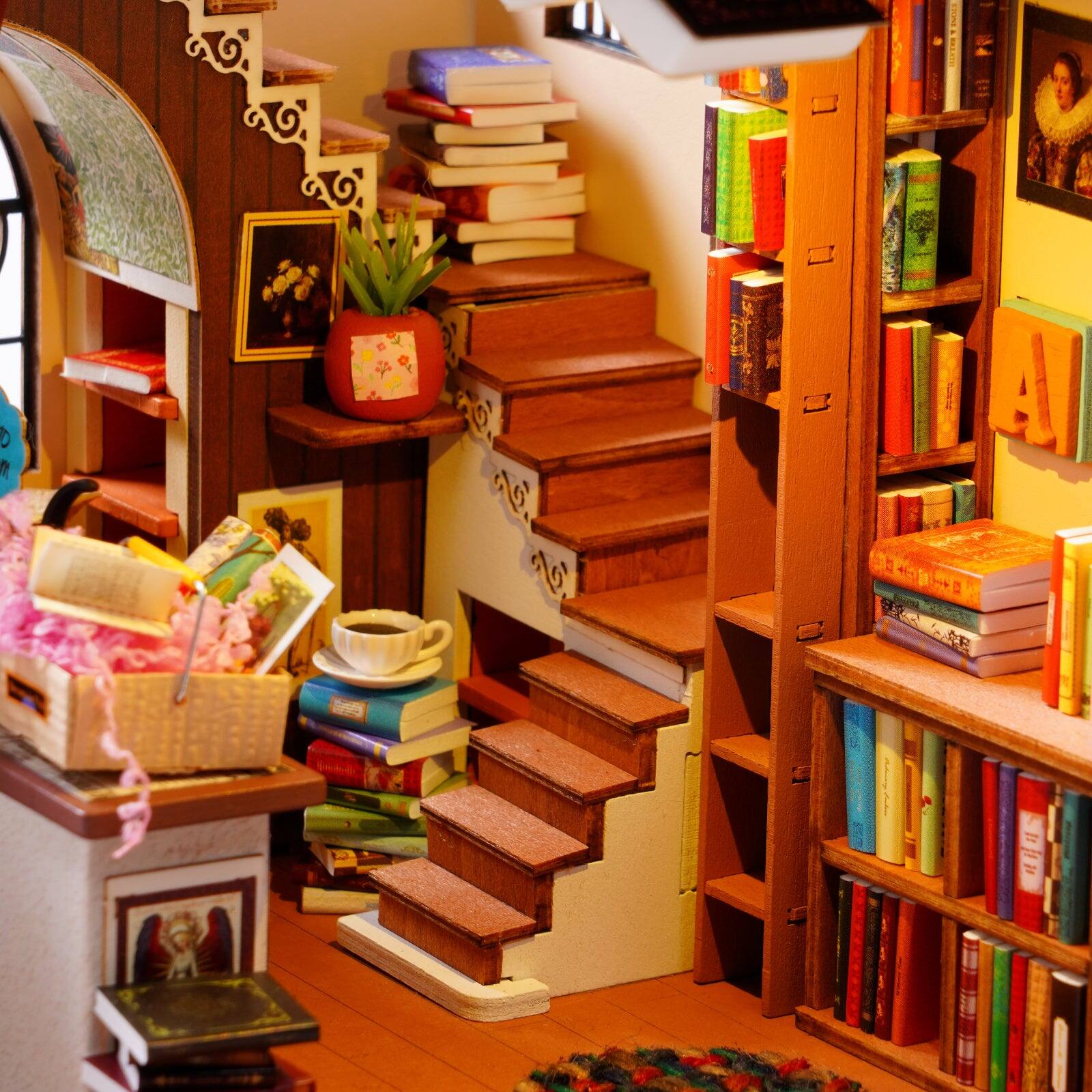 Angle. Rolife - Rolife DIY Miniature Bookstore Kit Pagestory Books (Master Level) DH103.